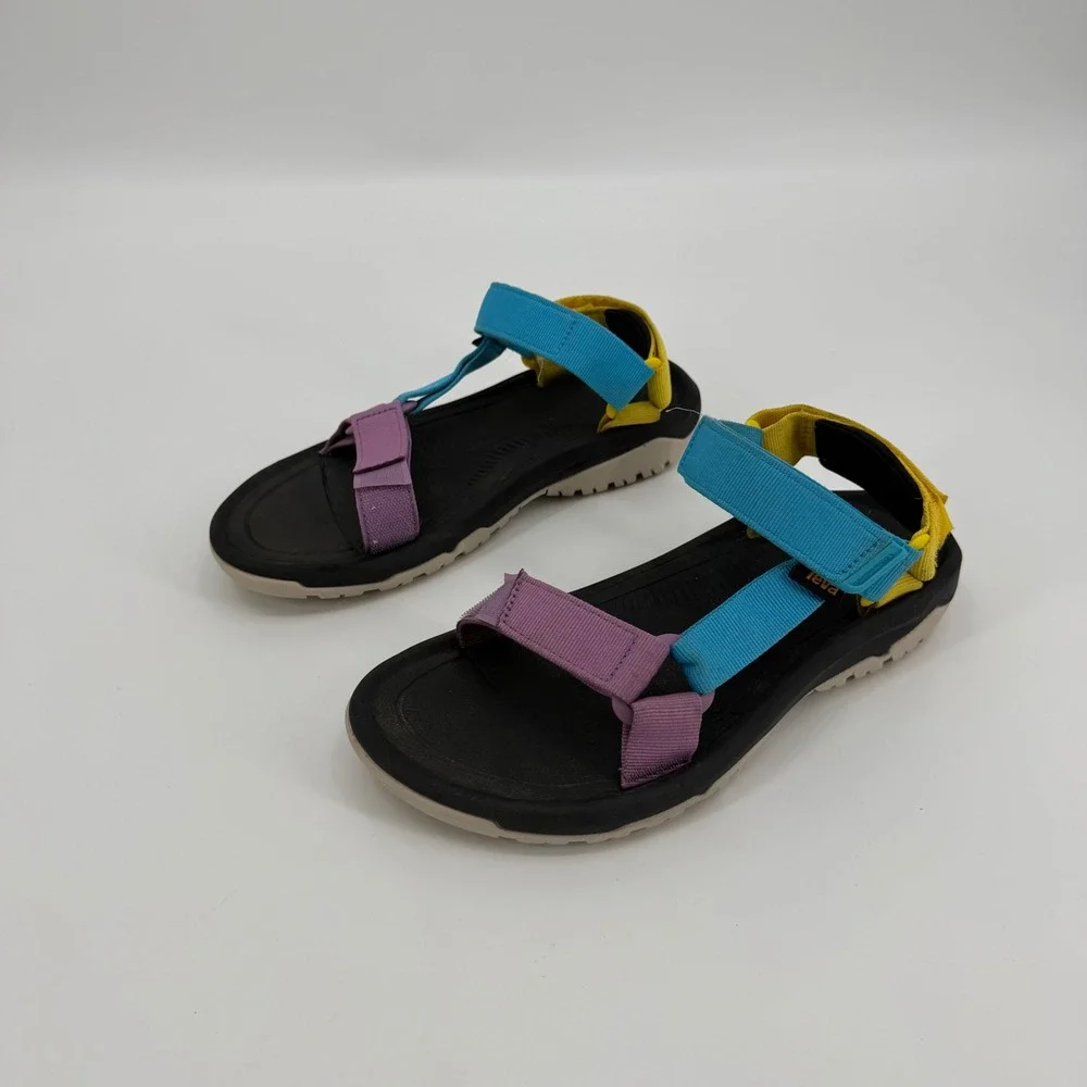 Teva Hurricane XLT2 Multi Color Sport Sandals mens 7 Blue Purple 1019234